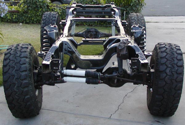 Front View after first coat of MagnetPaints.com "Chassis Saver"