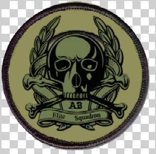 1986 Ford Bronco - This patch features a skull and crossbones design with squadron text.