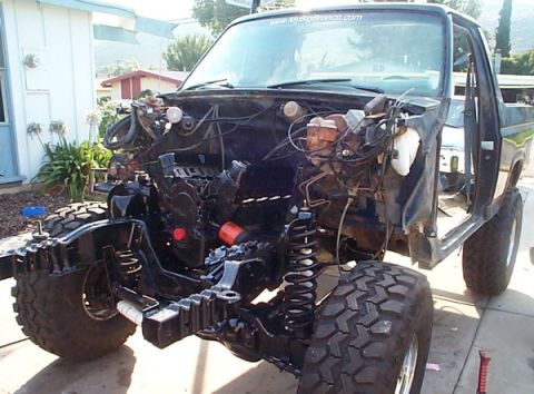 1981 Ford Bronco - Engine and Body Mounted - DONE!!