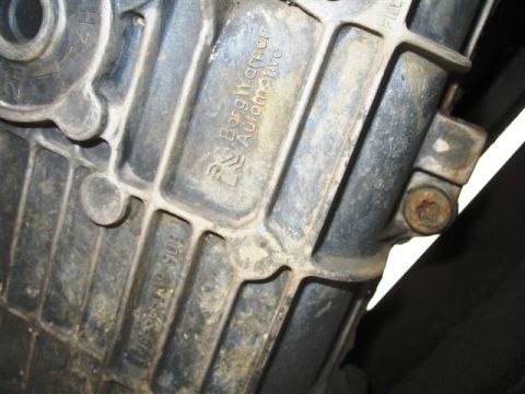 1992 Ford Bronco - This photo shows a close-up of a transmission casing, not the exterior of a vehicle.