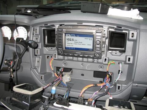 2008 Dodge 1500 - better picture showing standard screen. Note no VES option at this time.