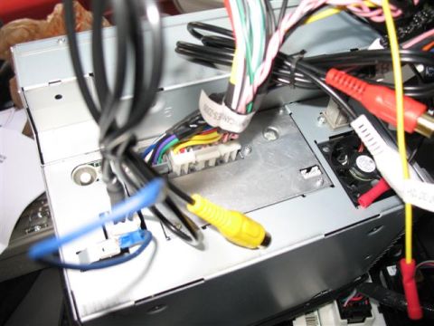 2008 Dodge 1500 - Plugs from LockPick harness adapter plugged into Radio.