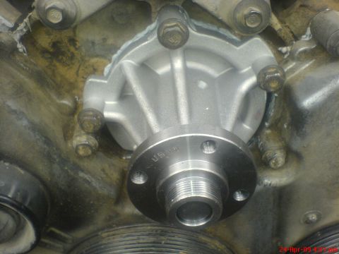 1992 Ford Crown Victoria - the new water pump installed