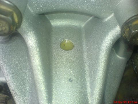 1992 Ford Crown Victoria - i put some grease here but let a little hole opened so that the dust will not get inside