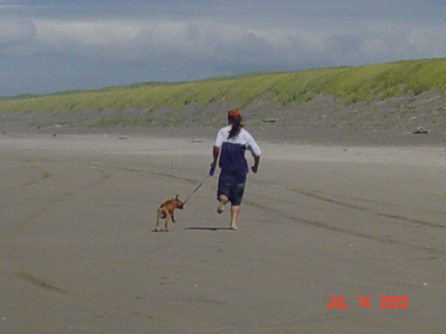 Me and Cassius went for a run