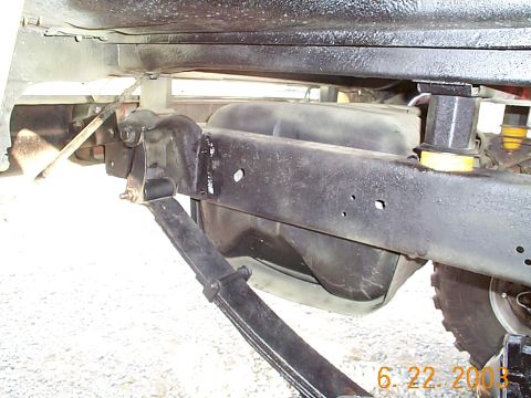 1978 Ford Bronco - Shackles inverted and in place.