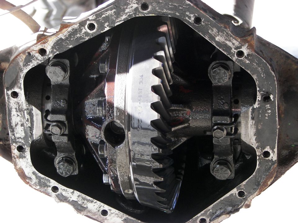 Differential gear assembly with visible text '12-5817 304'