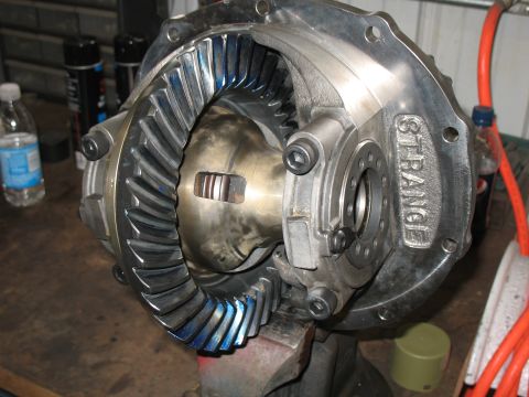 1994 Ford F-150 - Close-up of a differential gear assembly, identified by the 'STRANGE' casting on its housing.