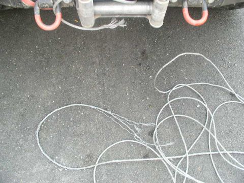 1979 Ford Bronco - Snapped winch cable
