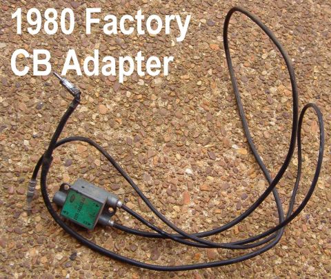 1983 Ford Bronco - Factory CB Adaptor from '80 Ranger F150 Trailer Special UNTESTED The truck still had the factory CB in remarkably good condition, but some…