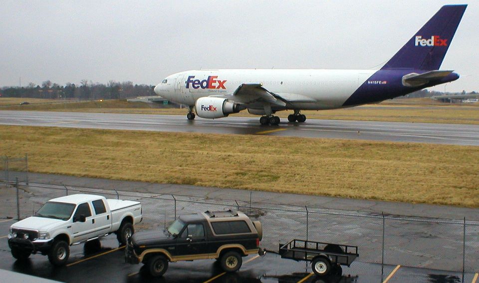 Me with a trailer, a big SD, and something that makes us both look tiny.

Taken from the roof of the AutoZone corporate hangar.