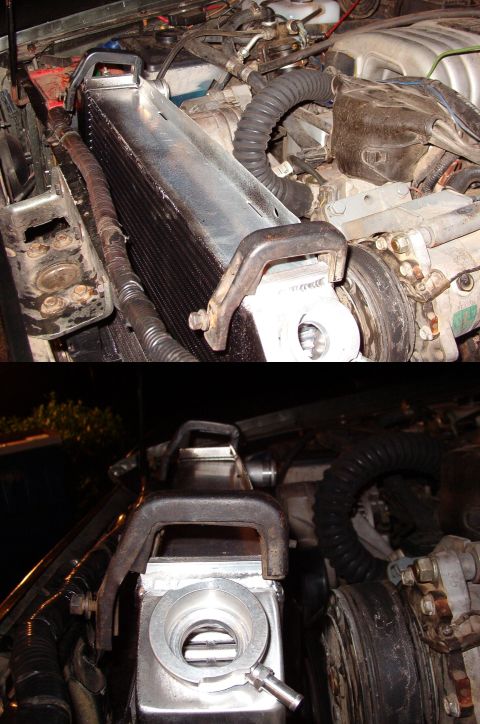 1975 Ford Bronco - Even after a little filing to remove the burrs from the corners of the blocks, the original mounts still won't go down on them, and the tan…