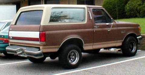 1983 Ford Bronco - This Ford Bronco appears to be from the late 1980s, not 1983.