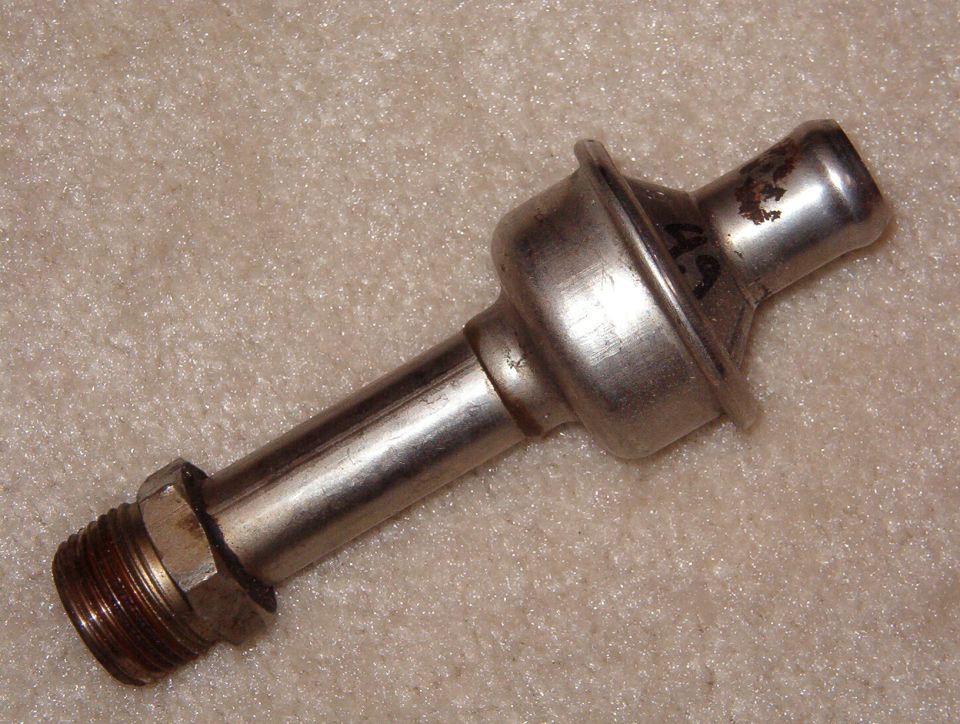 Check Valve (Upstream) for 4.9L 
Possibly Ford D6TZ9A487B/MC CX1378, [url=https://www.amazon.com/dp/B000C7Z9LQ]Std. AV27[/url]

Tested working; looks almost new inside & out.