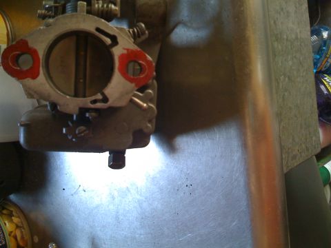 1985 Ford F-150 - Carb base modification to fit the later model intake