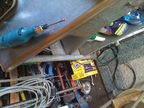 1985 Ford F-150 - Makita 1/4" die grinder with aluminum cutter