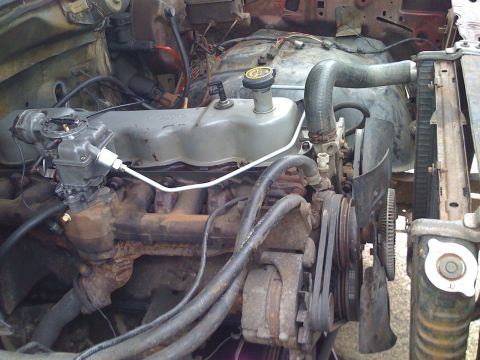 1985 Ford F-150 - Starting to get cleaned up. All of the computer controlled bullshit removed.