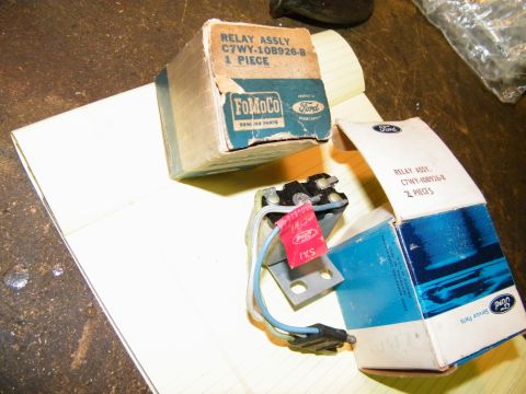 1967 Mercury Cougar - Emergency Flasher Relay under Dash