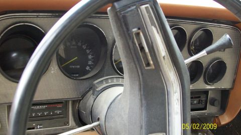 1972 Ford Ranchero - 1977 Ranchero GT dash gauges