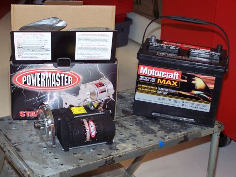 1973 Ford Ranchero - I had to replace the stock Ford starter with this Powermaster 'supertorq' starter; when the engine was hot, it had so much compression, the…