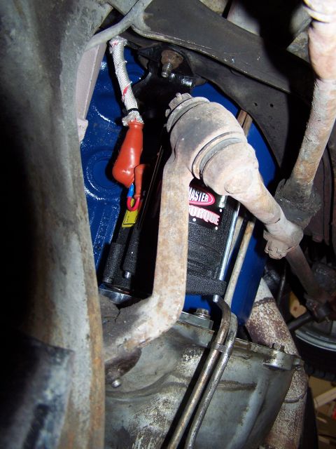 1973 Ford Ranchero - you can rotate the body of this Power Master starter to clear headers or steering components, which came in handy to clear this pitman arm;…