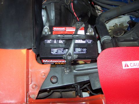 1973 Ford Ranchero - new battery is installed; its a BXT 24 F with 600 cold cranking amps; engine starts very easily now, even when hot