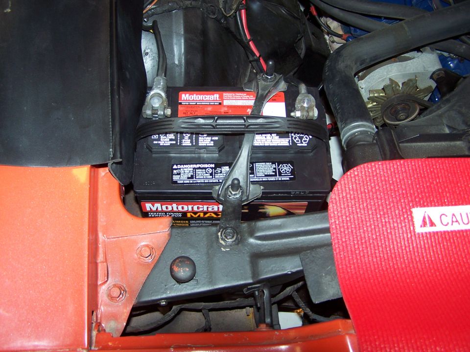 new battery is installed; its a BXT 24 F with 600 cold cranking amps; engine starts very easily now, even when hot