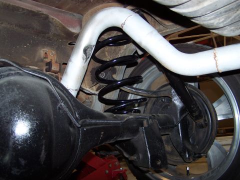 1973 Ford Ranchero - These are stock Ford coils being installed.