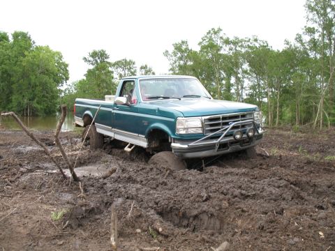 1993 Ford Bronco - Will got stuck as balls