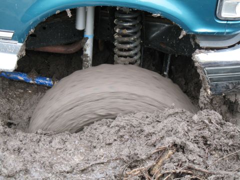 1993 Ford Bronco - almost buried the whole 37