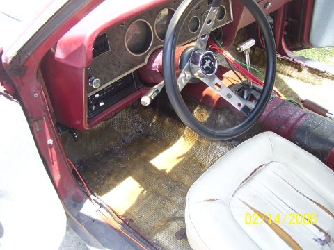 1975 Ford Mustang II - Fiberglass floorpans with kevlar matting