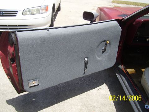 1975 Ford Mustang II - Custom door pannel with working lights