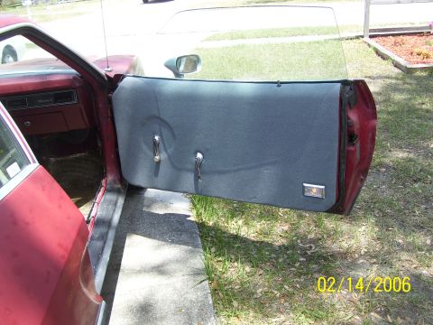 1975 Ford Mustang II - Custom door pannel with working lights