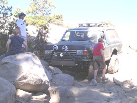 1994 Ford Bronco - john coming down to spider lake just passed the box bypass