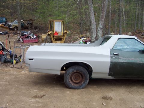 1975 Ford Ranchero - Three coats of epoxy primer/sealer/filler