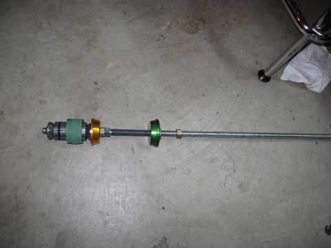 1996 Ford Bronco - Cam bearing install and removal tool I made.