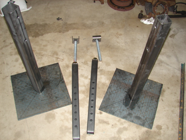drilled holes