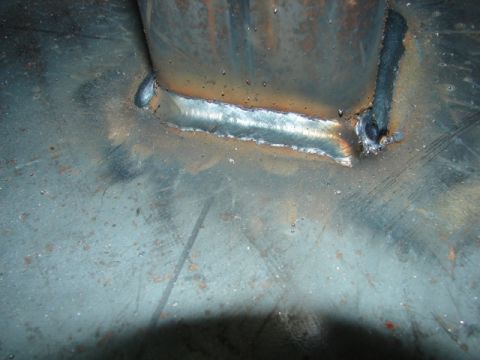 1996 Ford Bronco - This photo shows a welded metal joint, not a 1996 Ford Bronco.