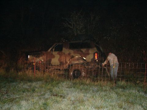 1996 Ford Bronco - stuck in ditch