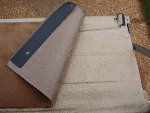 1975 Ford Bronco - These don't appear to be strong enough to hold the carpet in place; much less wrinkle-free. And there's no indication of how to attach it.
