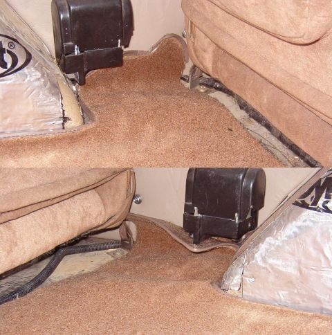 1975 Ford Bronco - The corners have plenty, even if I wasn't about to unbind them & cut out for the cage.