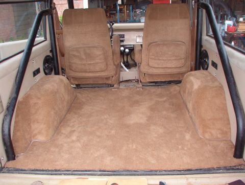 1975 Ford Bronco - The cargo area is done, other than possibly cutting the middle down & rebinding the corners.