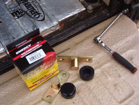 1975 Ford Bronco - We're slowly killing off the squeaks & rattles, and the tailgate hinges are next. Energy 4.9102G Tail Gate Bracket Hinge UPC: 703639084372