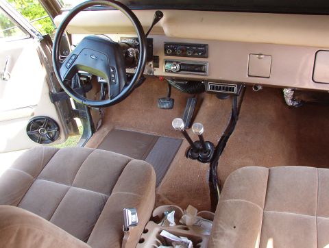 1975 Ford Bronco - Now that the carpet is in (even with the big gash down the middle), the A/C ducts are now the biggest eyesore. After this pic, I shot some…
