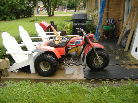 1984 Honda 200 ES BIG RED “little red”