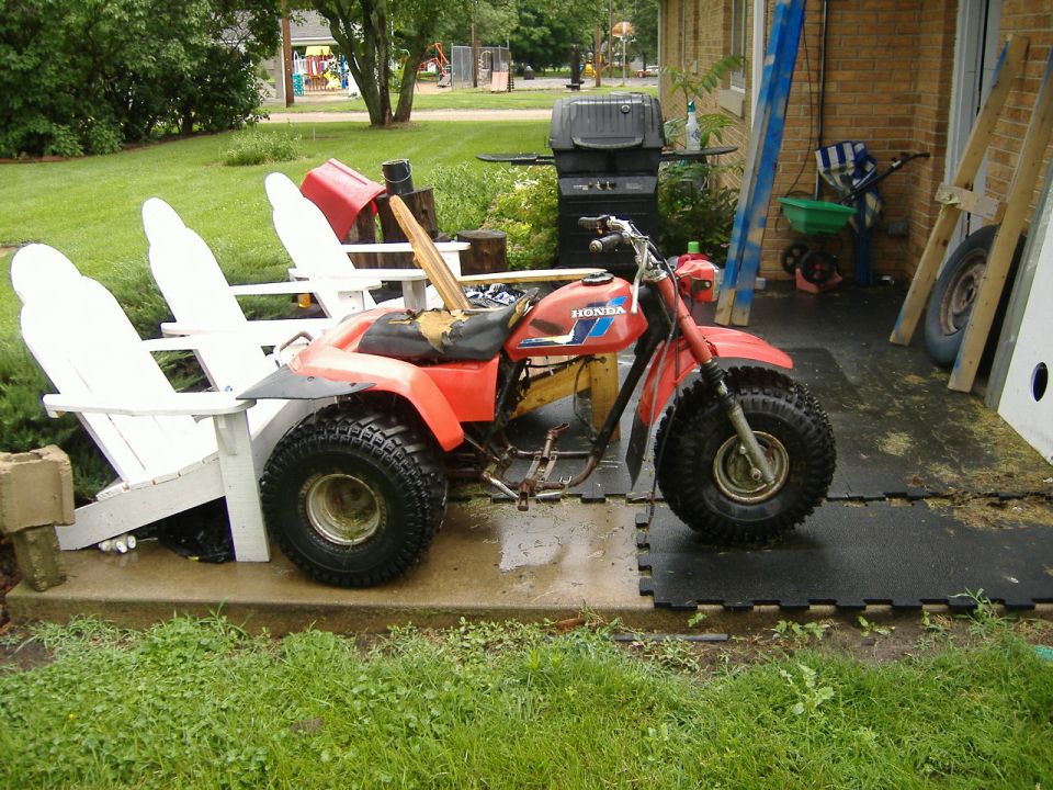 1984 Honda 200 ES BIG RED “little red”