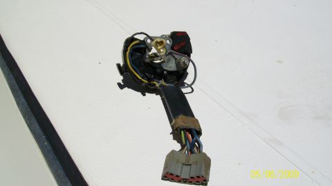 1972 Ford Ranchero - This is an automotive electrical switch assembly with a connected wiring harness and connector.