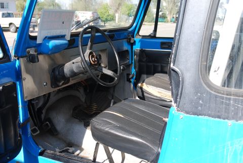 1981 Jeep CJ7 - Interior view of a 1981 Jeep CJ7, highlighting the dashboard and seating.
