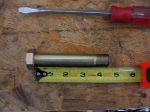 1995 Ford Bronco - Put in a new 3/4" grade 8 axle trackbar bolt.