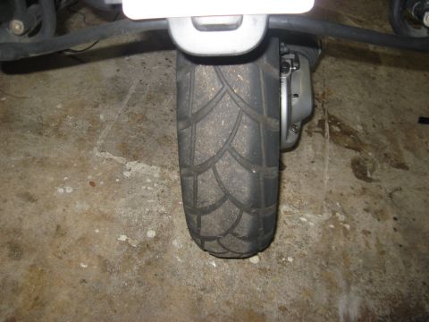 2004 BMW R1150GS ABS Adventure - Rear tire at 6k miles.